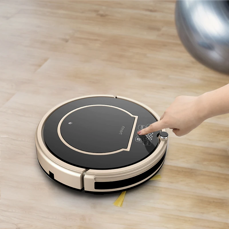 Fmart Roboter-staubsauger E200 Nassen und Trockenen Gyro Navigation Auto Aufladen Mehrere Sensoren 4 Reinigung Modi für Home Reinigung Fmart Roboter-staubsauger E200 Nassen und Trockenen Gyro Navigation Auto Aufladen Mehrere Sensoren 4 Reinigung Modi für Home Reinigung