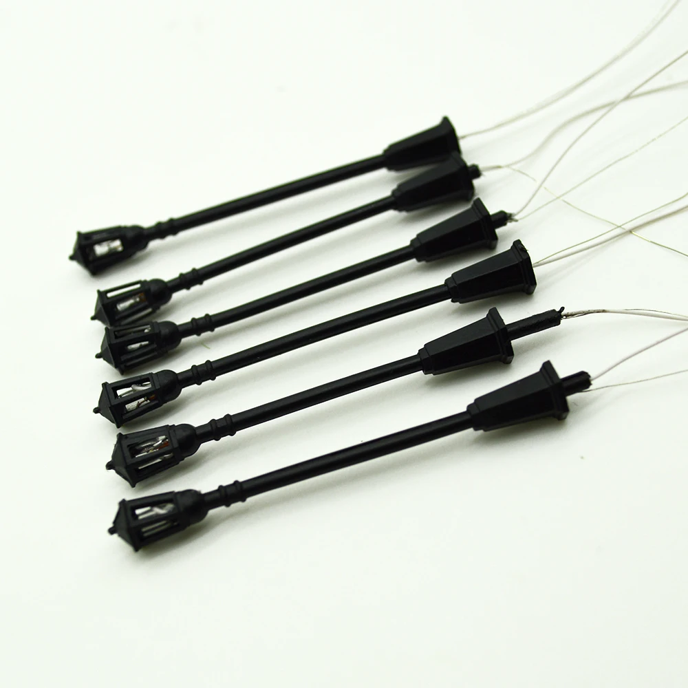 Железнодорожная лампа для поезда модель света Хо ОО масштаб 6 см архитектурные