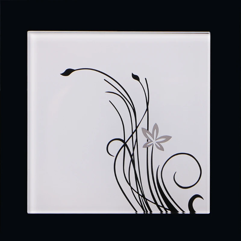 

AC 110V-250V Wall Light Touch Switch Smart Home Crystal Glass Switch Panel 86 Type Smart Wall Light Switch