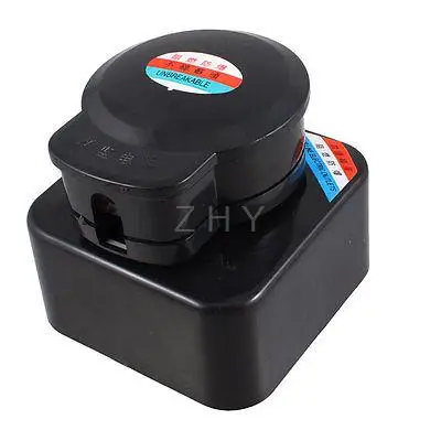 

Black 3 Phase 4 Round Pin Earth Ground Industrial Socket Plug Set 30A 380V AC
