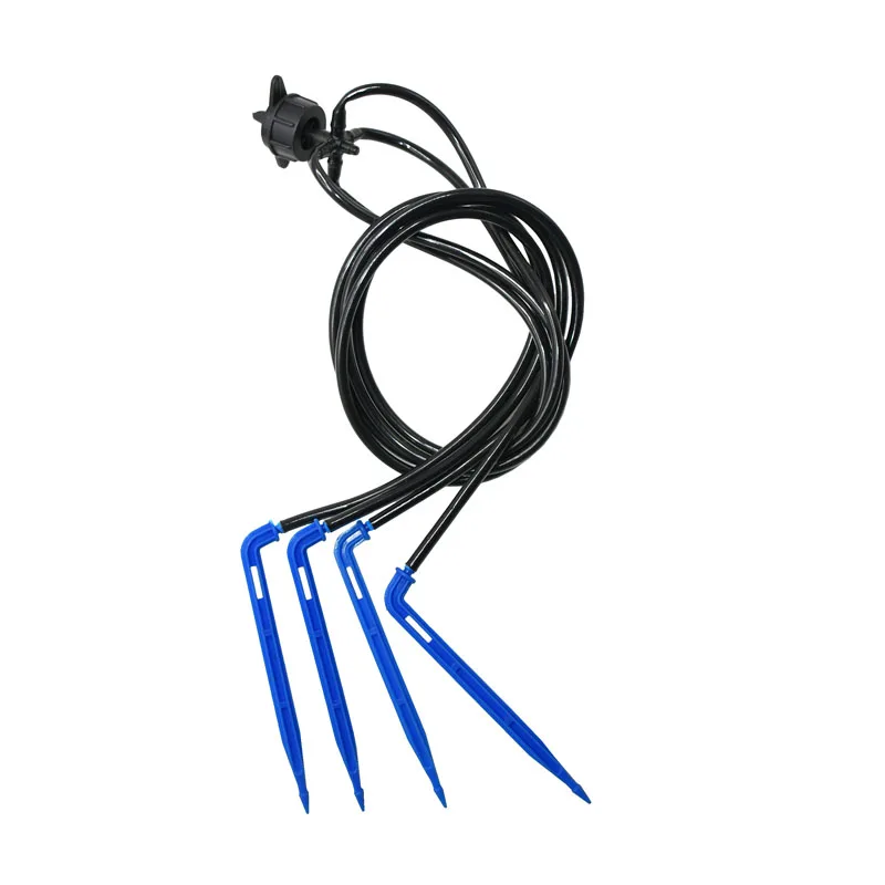 4L 8L 4-way arrow drip system emitter irrigation system micro flow dripper For Water Saving Irrigation greenhouse 1set 