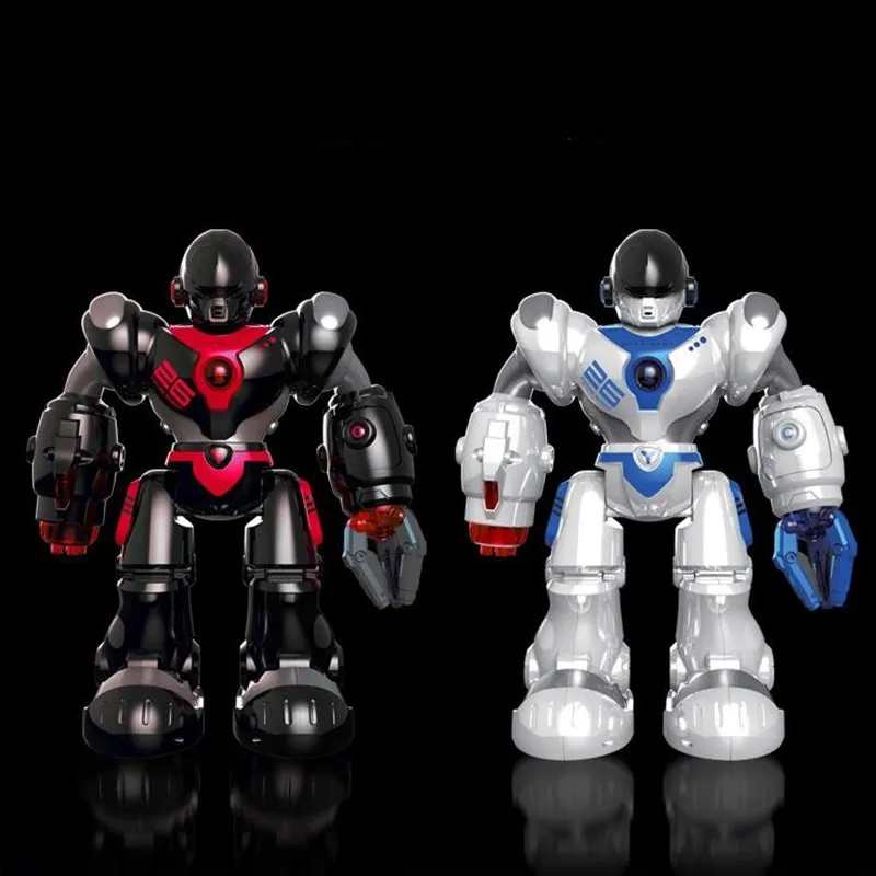 Multifunctional RC Intelligent Robot Voice Control Intelligent Dialogue Launching Missiles Puzzle Teaching Programming Mode Toy 4
