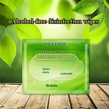 

60 wipes/pack Count Treasure Plant Extract Wet Wipe Alcohol Free Skin Cleaning Wet Tissue Disinfectant Wipes Antibacterial Wipes