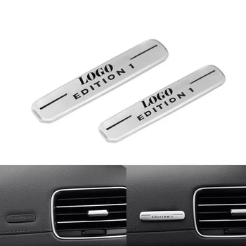 

2pcs Car Interior Sticker Decals Side Fender Sticker For AMG Mercedes AMG EDITION 1 Emblem Sticker For AMG W212 W210 W205 W202