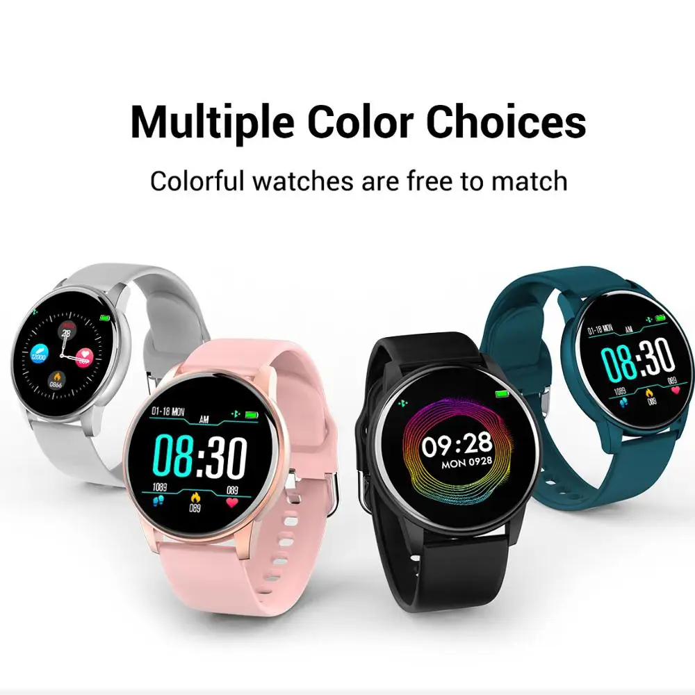 

Smart watch round square screen multi exercise Bracelet sleep blood pressure continuous heart rate monitoring IP67 waterproof