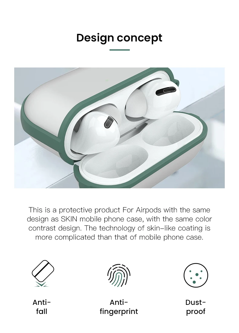 SUAIOCE для Apple AirPods Pro Чехол, беспроводной Bluetooth чехол для наушников, прозрачный чехол, защитный чехол для Airpod 3, защита от пыли
