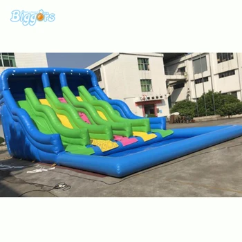

Factory Price Inflatable Water Park Slides Pool Slide With Blower For Sale