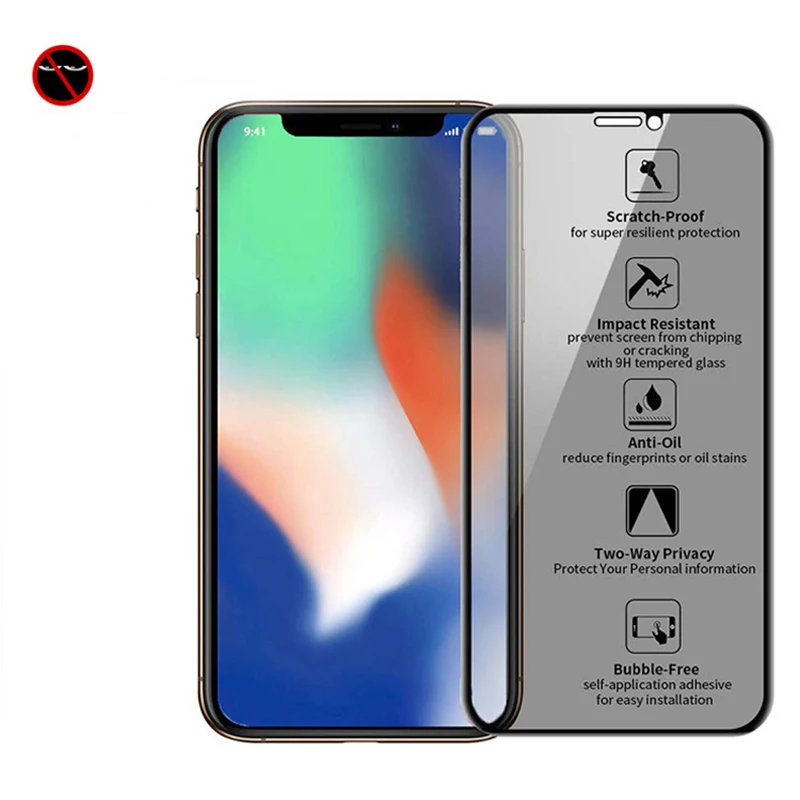 Rsionch антишпионская Защитная пленка для экрана для iPhone 6s 7 8 Plus защита конфиденциальности закаленное стекло для 5S 6 6 S 7 8 Ccreen Защитная пленка