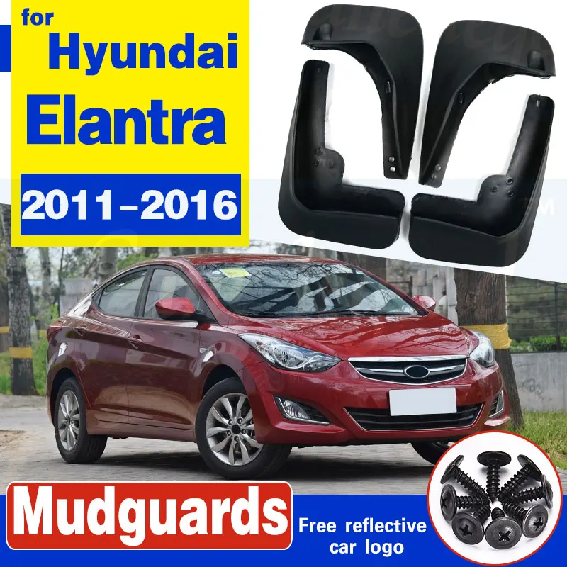 OE стильные литые Брызговики для Hyundai Elantra MD 2011 2016 укладки 2012 2013 2014 2015