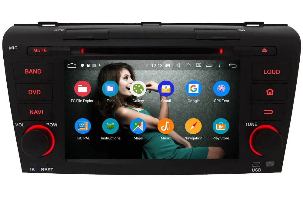 Excellent Klyde 4G WIFI Android 9.0 Octa Core 4GB RAM 64GB ROM DSP BT Car DVD Multimedia Player Radio Stereo GPS For Mazda 3 2004-2009 1