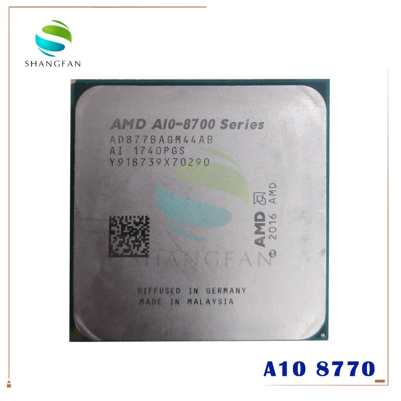 AMD A10 Series 8700 8770 3 5 ГГц четырехъядерный процессор AD877BAGM44AB разъем AM4|Процессоры| |