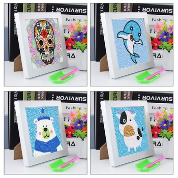 

Diamond Painting Cartoon Special Shaped DIY Diamond Embroidery Mosaic Pretty Princess Picture Frame Art Kits Home Decorations