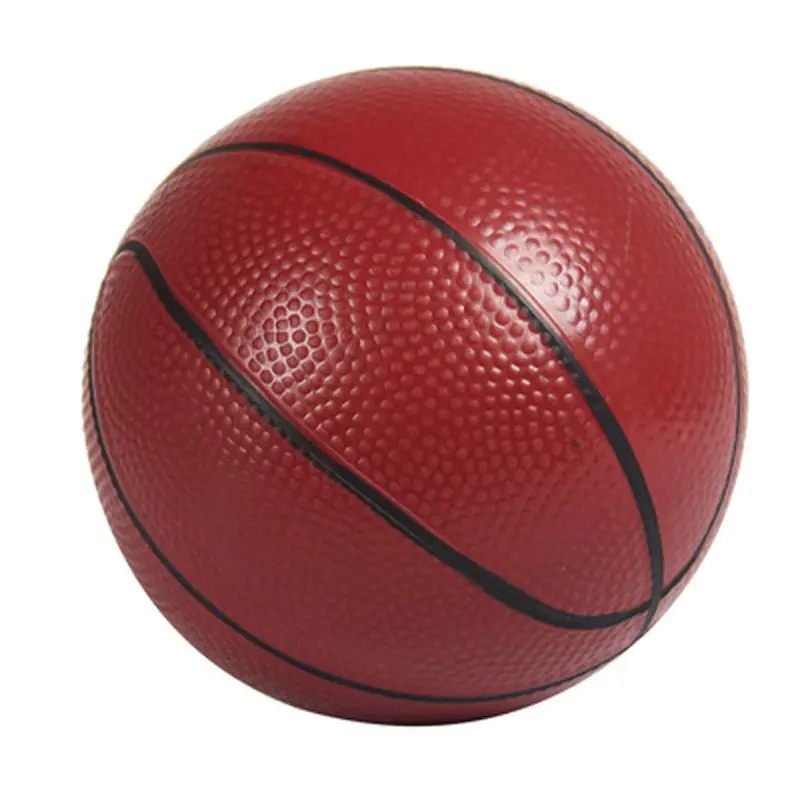 6.3 Inch Basketball for Kids Toys Balls Safety Plastic Red Small Rubber Bouncing Sports Over 3 Years Old Play Games | Спорт и