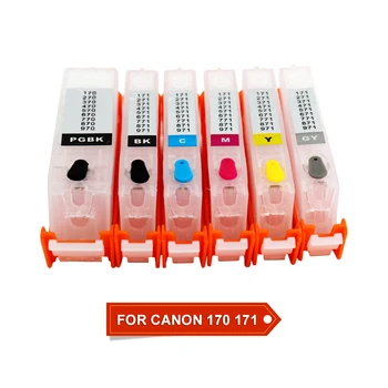 

6PCS For Canon PGI170 CLI171 Cartridge Empty 170 171 Cartridge With ARC Chip Compatible For Canon PIXMA MG7710 Printer