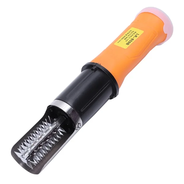 

Useful Electric Fish Scale Fishing Tackle Cleaner Clean Fish Remover Cleaner Descaler Waterproof Scraper Seafood Tool (6 Side Sc