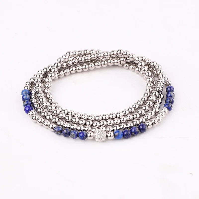 Jaravvi High Quantity Stainless Steel Cross Bangle Cord Braided Macrame Friendship Bracelet Set Men - Image 5