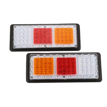 

2pcs LED Tail Light Rear Lamps Turn Fog Indicator Car Truck Trailer Caravan Van