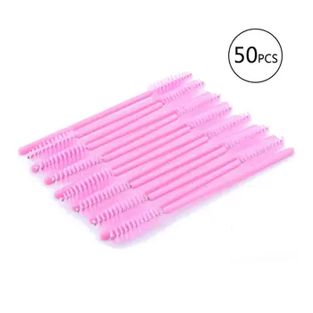 

50PCS Eyelash Brushes Disposable Mascara Wands One-Off Makeup Applicator Eye Lash Makeup Tools Cosmetic Eyelash Definer