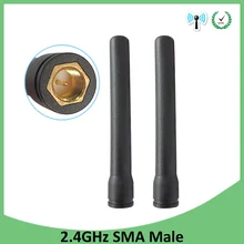 2 шт 2,4 ГГц wifi антенна 2dBi-3dbi антенна SMA разъем wi fi Антенна 2,4 ГГц антенна wi-fi для беспроводного маршрутизатора антенны