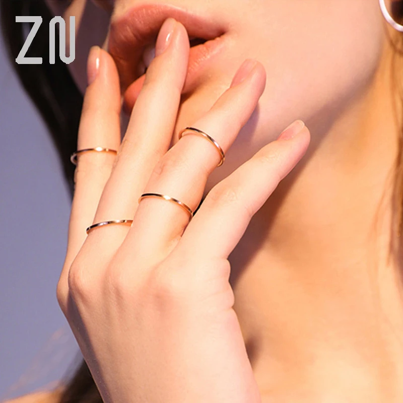 1MM Thin Titanium Steel Couple Rings Simple Fashion Finger Ring for Women and Men Wedding Jewelry Mens gifts wedding rings couple rings finger rings jewelry rings ring jewelry