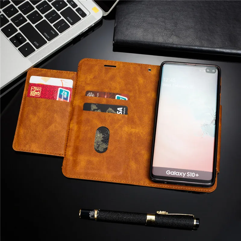 Luxury Wallet Leather Cases For Samsung Galaxy A50 Case Samsung Galaxy S10 S9 S8 Plus S7 Edge J4 J6 Plus J8 A7 2018 A30 A70 Phone case15