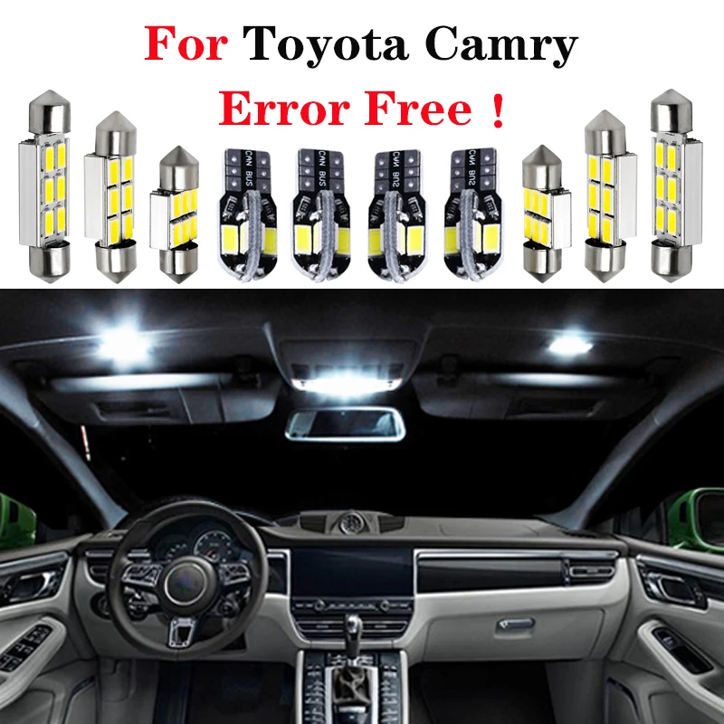 Светодиодные лампы для салона автомобиля Toyota Camry 2007-2011 6 шт. | Автомобили и