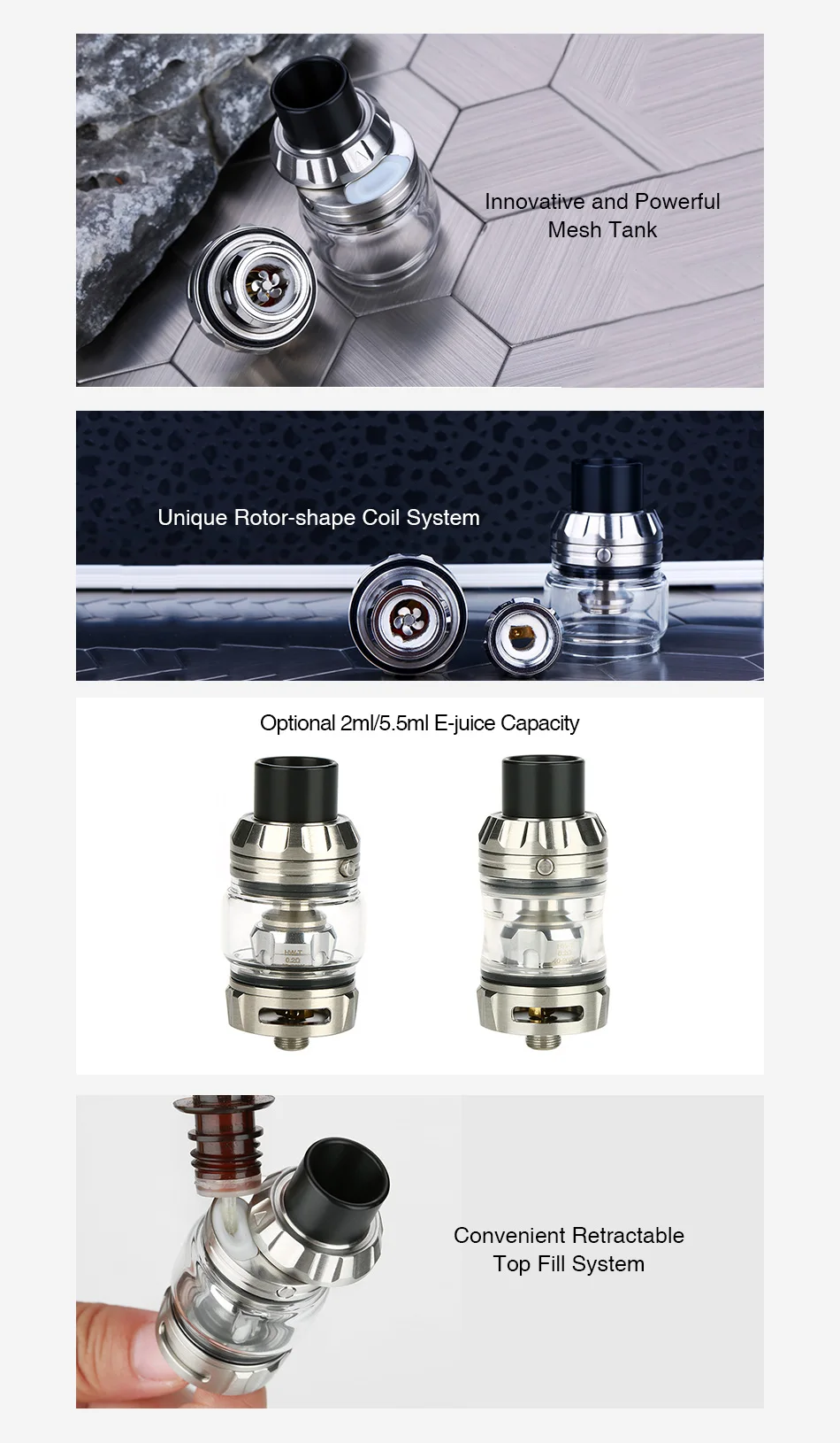 Eleaf Rotor Mesh Tank 2ml/5.5ml