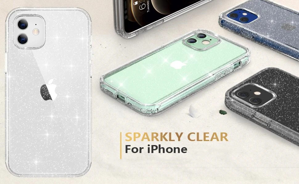 Luxury Glitter Case For iPhone 14 Pro Max Transparent Soft Silicone Cover - iPhone 14 Case