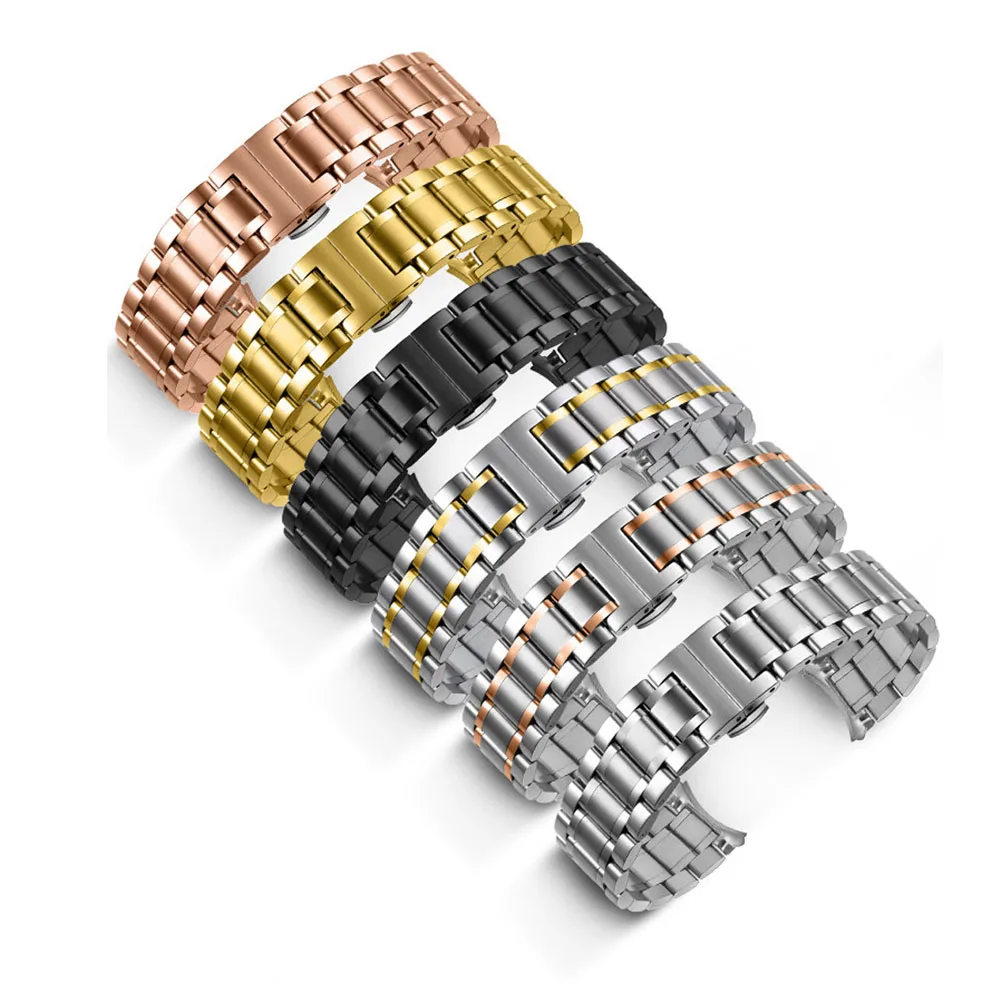 Ремешок из нержавеющей стали для часов Tissot универсальный браслет мужчин и женщин