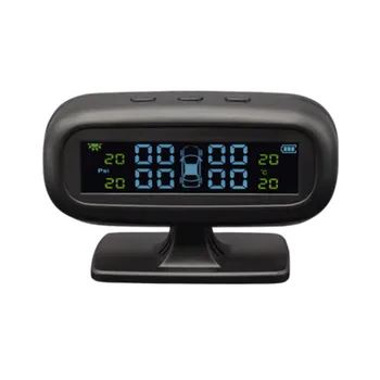 

TPMS Tire Pressure Sensor Monitoring System Solar Power TMPS Display Alarm Car 4 Wheel External Internal Tyre Pressure Sensors