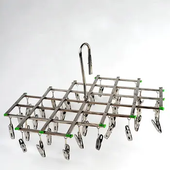 

Stainless Steel Laundry Clips UsefulCl Othes Pegs Hanging Pins Household Clamps^