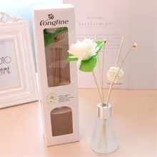 Home Decoration Accessories Modern Reed Oil Diffusers with Natural Sticks, Glass Bottle and Scented Oil 50ML W107