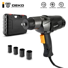 DEKO DKEW1100 1100 Вт Электрический ударный гайковерт проводной 1/2 дюйма, 450н. М Максимальный крутящий момент, 2200 об/мин скорость, двухнаправленный кулисный переключатель