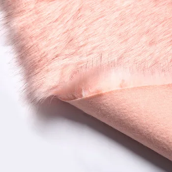 

Faux fur pile 5CM fox hair dyed tip sharp vest clothing collar hair ball cloth costumes fabric counter background cloth 2200gsm