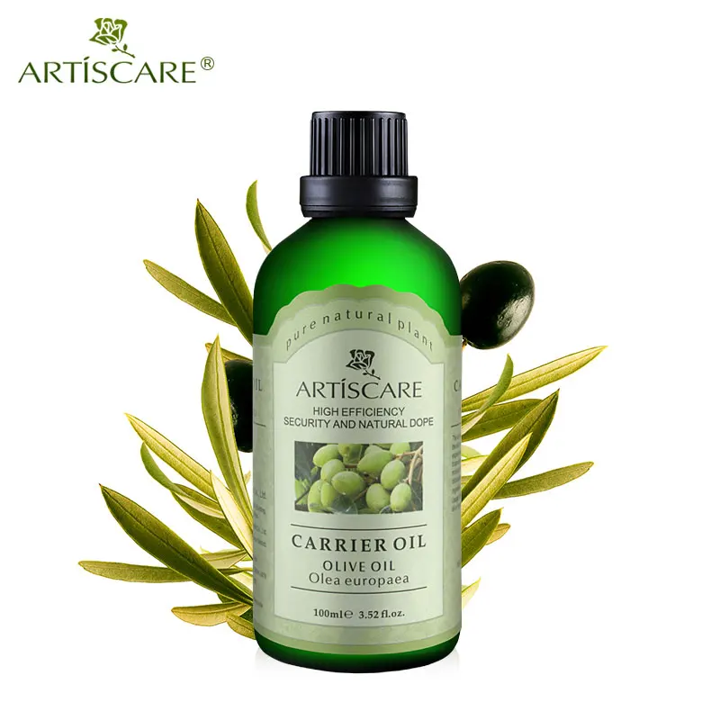 ARTISCARE 100% натуральное оливковое базовое масло 100 мл для сухой кожи увлажняющий