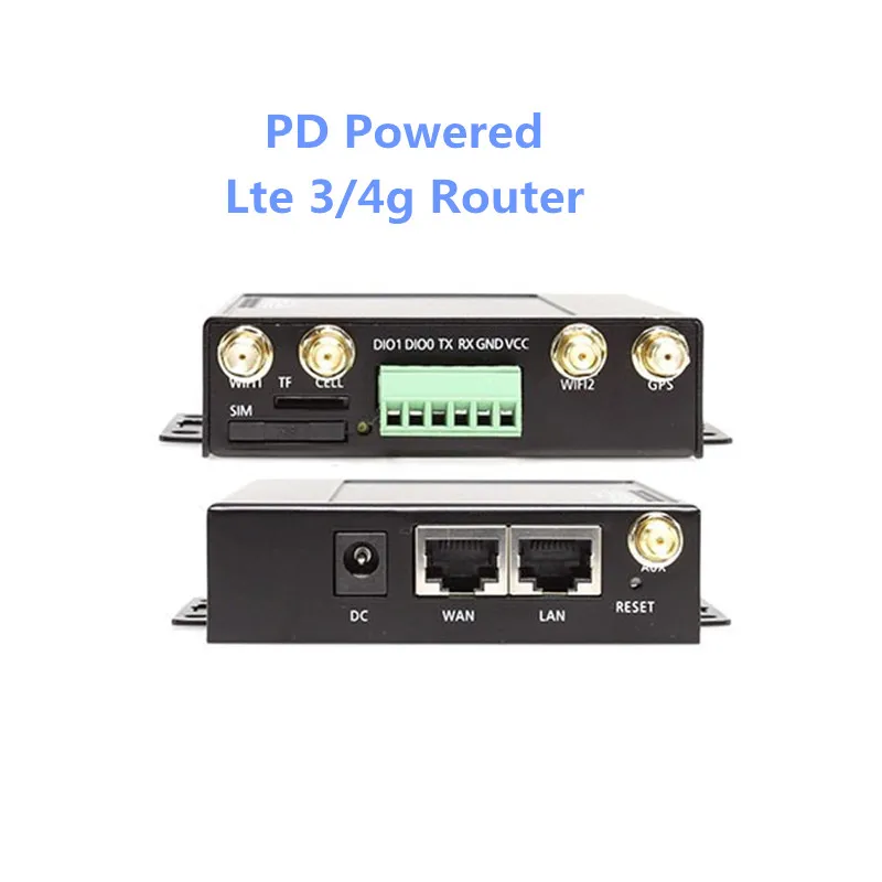 DR112-D 4G Промышленный маршрутизатор PD питание LTE Wifi маршрутизатор WRT 300 Мбит/с промышленный CarWiFi беспроводной маршрутизатор расширитель сильный сигнал