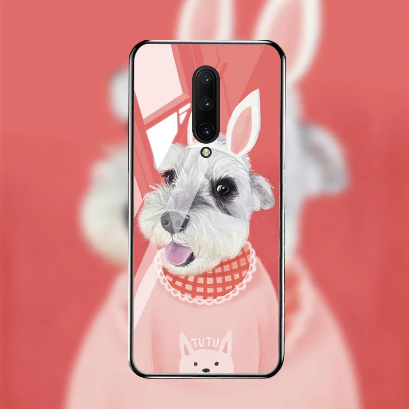 M018 Чехол из закаленного стекла для Oneplus 7T 7 Pro чехол s On для One plus 7T 7 Pro Чехол Coque Funda Bumper Coque для OnePlus 7 Pro - Цвет: M018