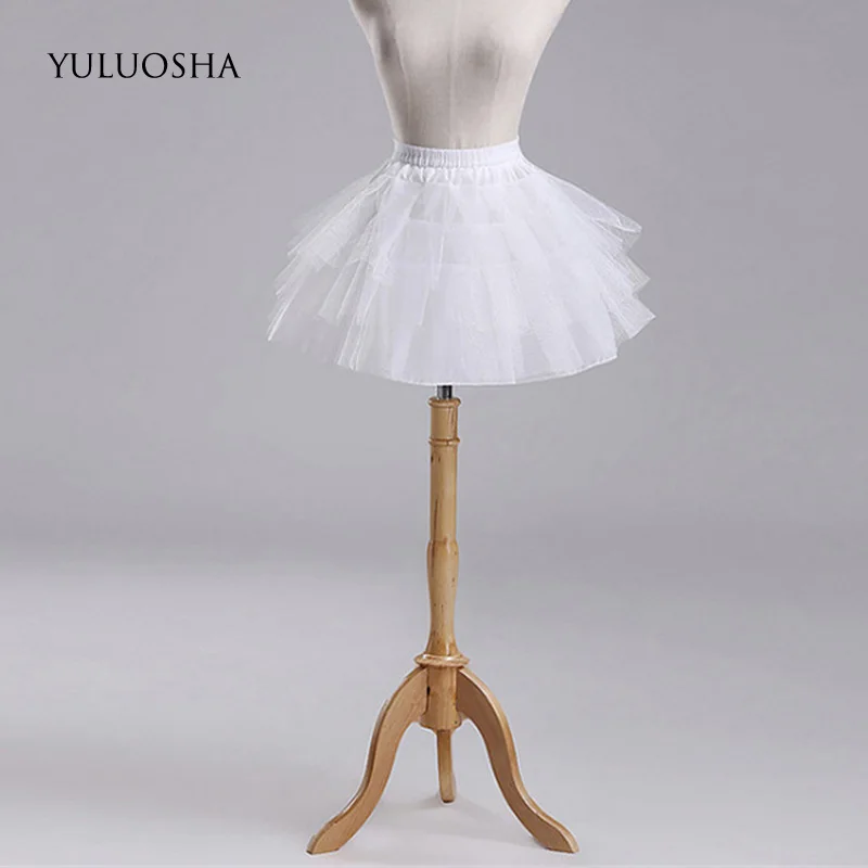 YULUOSHA тюль для нижней юбки короткие кринолиновые Свадебные Подъюбники обруч юбка