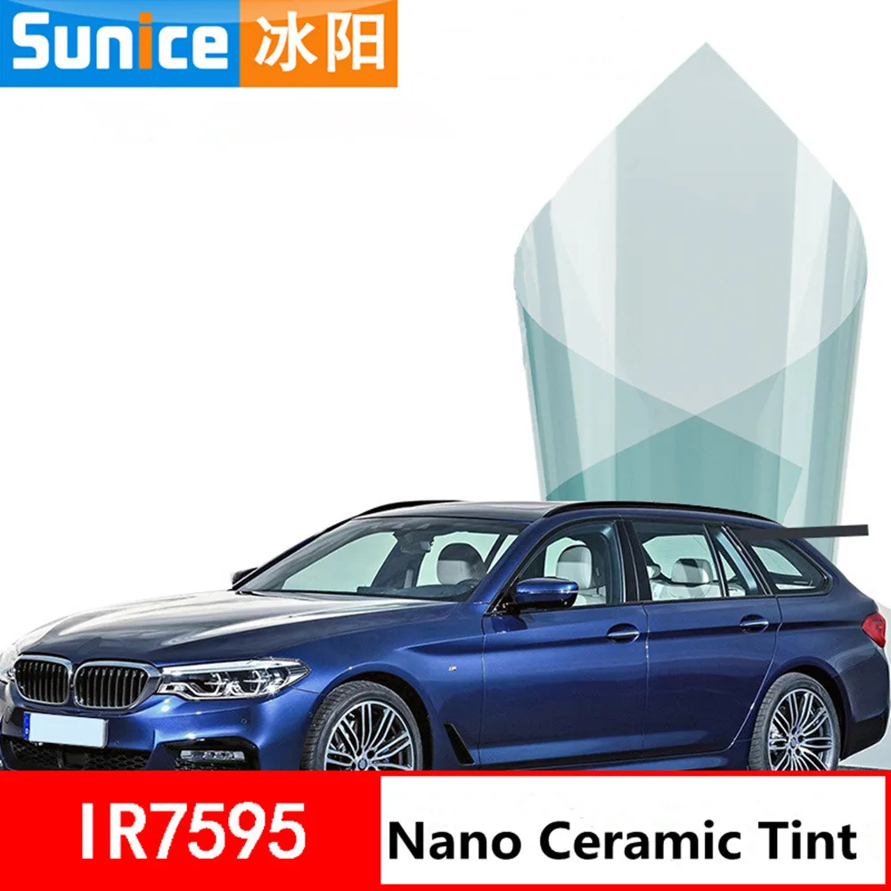 1.52x0.5m Car Nano Ceramic Window Tint Windscreen Film sunshade Pravicy Vinyl 