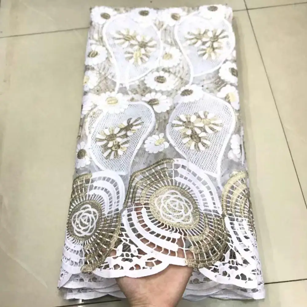 

French Lace Fabric Teal Green Beaded African Lace Fabric 2019 High Quality Lace Embroidered Fabric for Nigerian Wedding Dresses