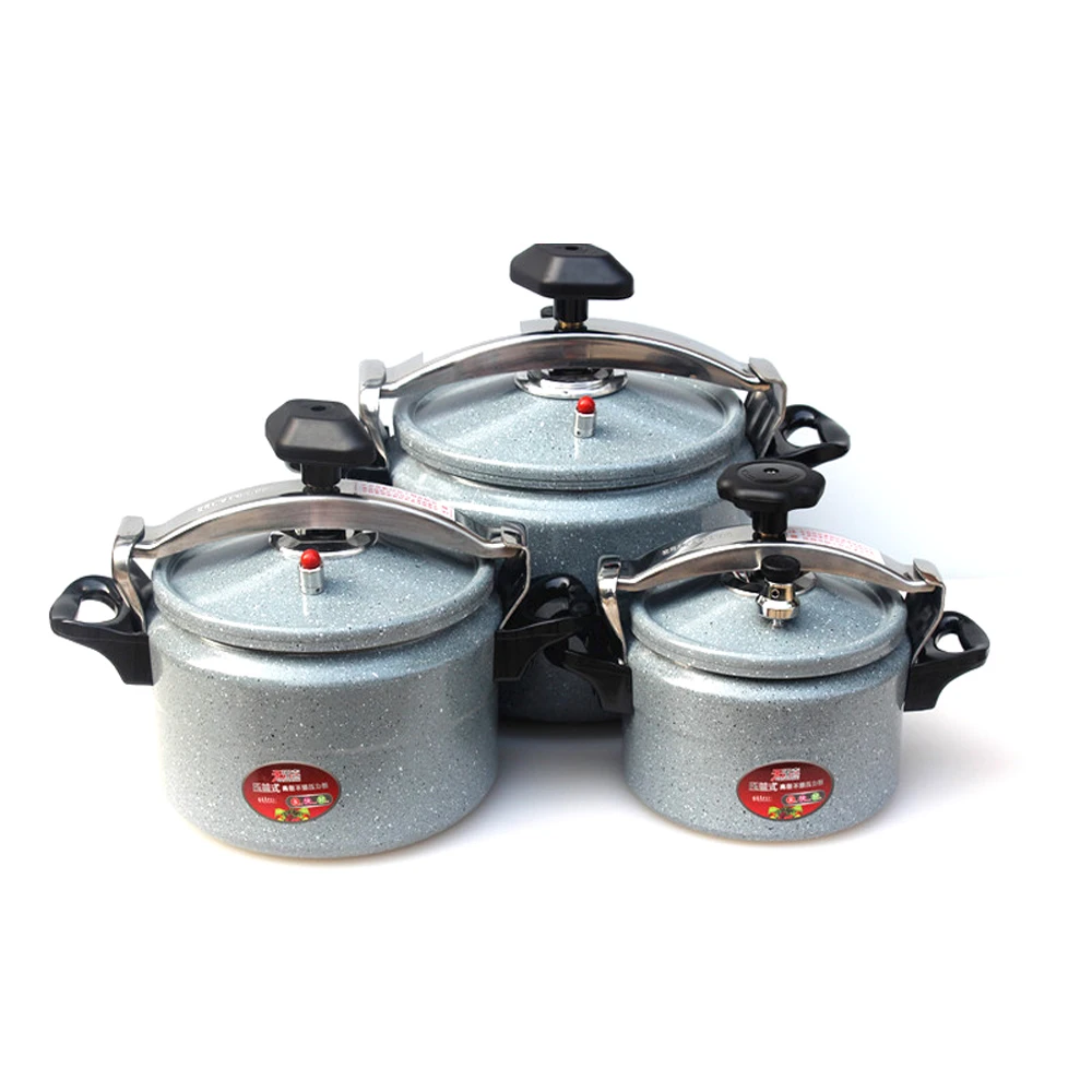 

pressure cooker camping portable Outdoor mini Aluminum pot gas induction stew cooker pan kitchen cookware cooking commercial