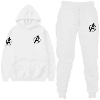 

2020 New Hoodies Set Tracksuit Men Fleece Warm Sweatshirt Print Jogging Homme Tracksuit Women Set Top And Pants Sweatshirt Suit