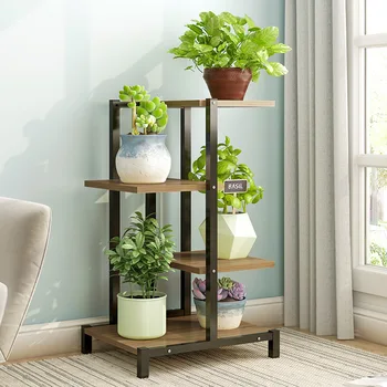 

Metal Plant Stand 4/6 Layers Flower Rack Household Balcony Shelf Living Room Flower Pot Stand Indoor Stand Planter Plant Shelf