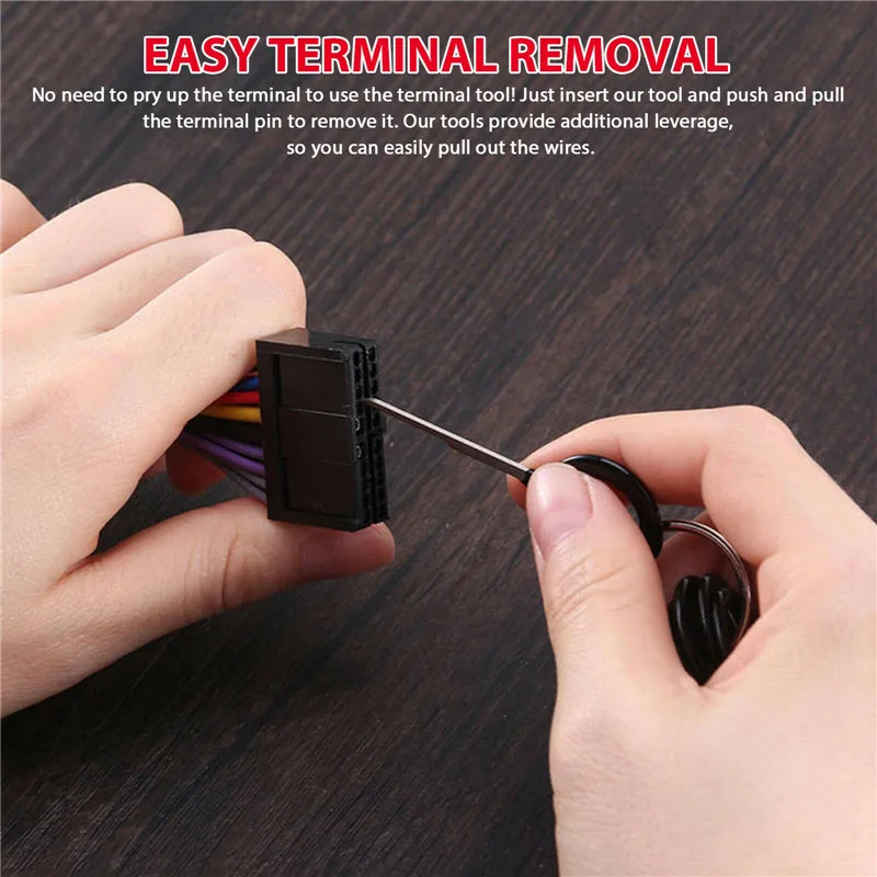 76PCS Terminal Ejector Kit Tools Wire Connector Extractor Automotive  Terminal Wire Terminal Removal Tool Car Pin Kit - AliExpress