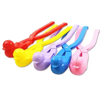

Plastic Ducklings Winter Outdoor Snowball Clip Toys Duck Shaped Snow Ball Maker Clip Children Creative Toys
