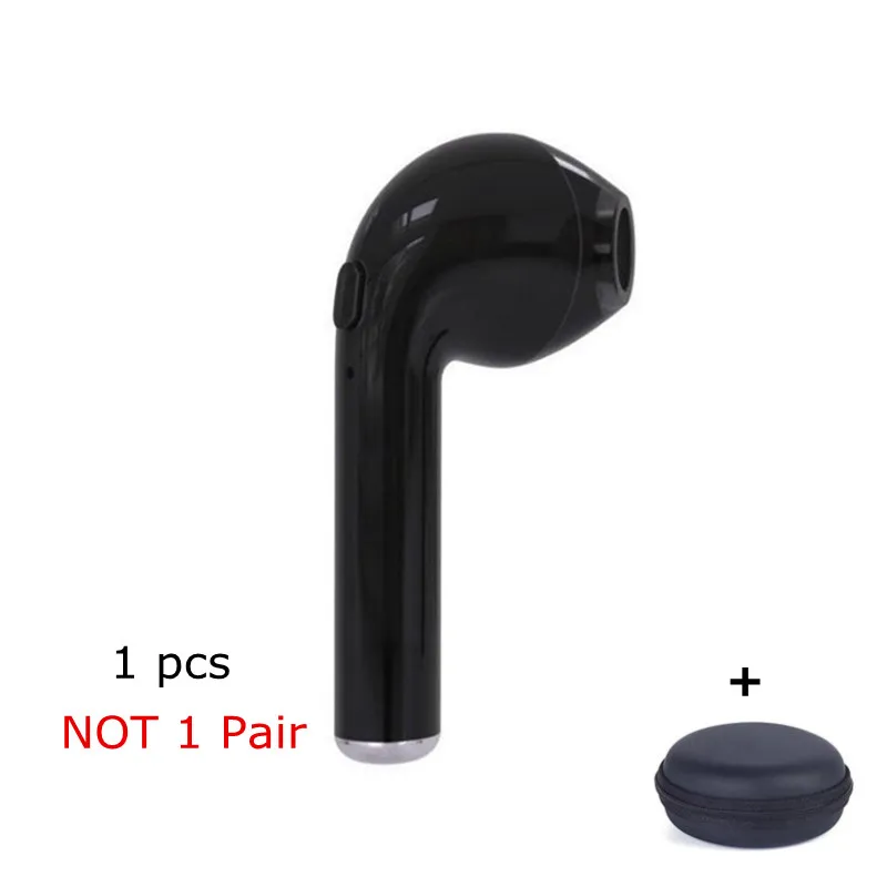 i7 Black With Box GutsyMan i7s TWS мини беспроводные Bluetooth наушники стерео i9s TWS наушники i24 TWS гарнитура с зарядной коробкой микрофон для смартфонов - Цвет: i7 Black With Box
