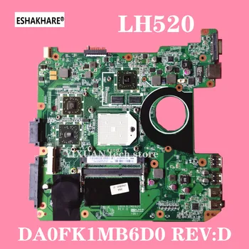 

ESHAKHARE DA0FK1MB6D0 Laptop motherboard for Fujitsu LIFEBOOK LH520 mainboard DDR3 AMD 100% test work
