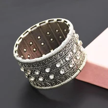 Эластичный старинный браслет Bacelet Браслет элегантный леди девушки ювелирные изделия