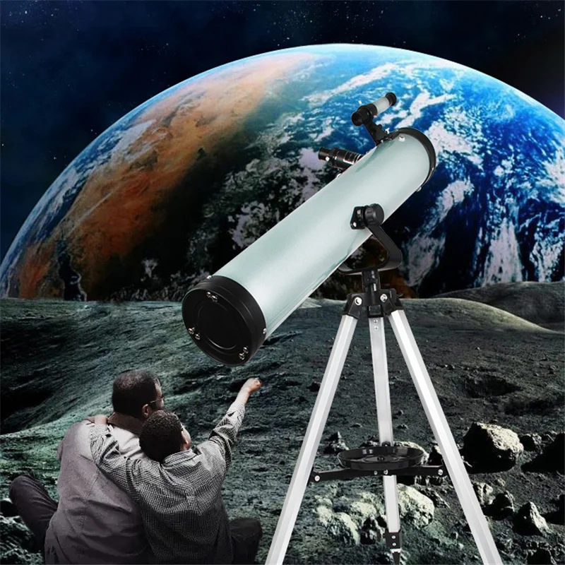 ZTYD Astronomical Telescope Refraction Telescope with Tripod Telephoto Deep Space High-Definition Moon Crater Gift