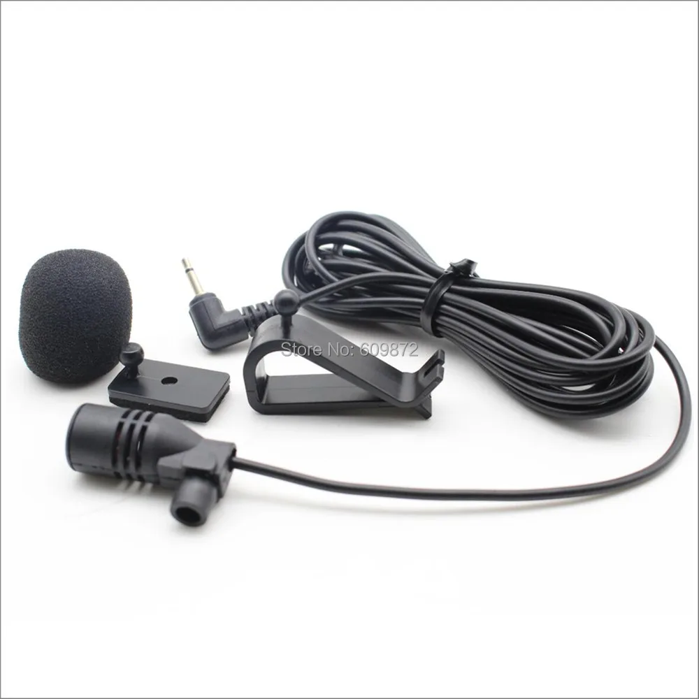 100pcs External Microphone 2.5mm Mic For Car Vehicle Stereo Radio Gps